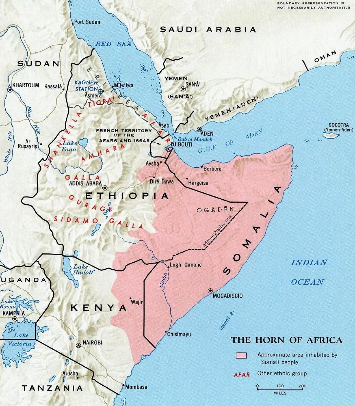 noord ooste van Kenia kaart