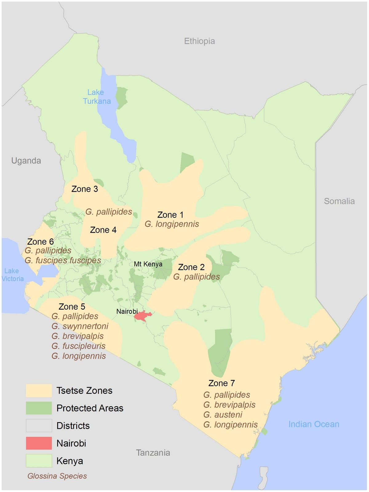 Kenia instituut van opmeting en kartering 2016-inname