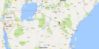 Wêreld kaart wat Kenia