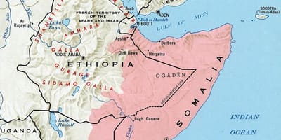 Noord ooste van Kenia kaart